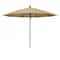 California Umbrella 11' Black Aluminum Market Patio Umbrella, Sunbrella Linen Sesame 194061333563 - alternate 1